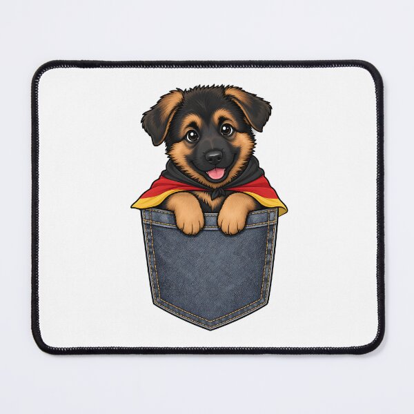 Item preview, Cute German Shepherd Pocket Hero designed and sold by puredevn.
