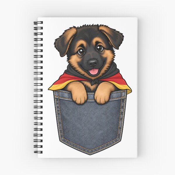 Item preview, Cute German Shepherd Pocket Hero designed and sold by puredevn.