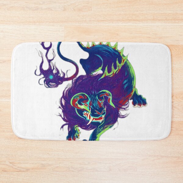 Item preview, Neon Abstract Lion Fantasy Art designed and sold by DailyDoodlesBySumbul.