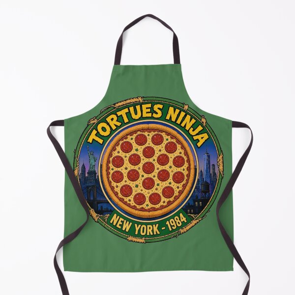 Item preview, Teenage Mutant Ninja Turtles New York 1984 Pizza Vintage Badge V2 designed and sold by killem667.
