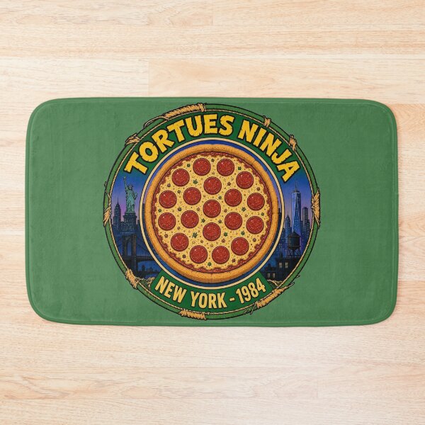 Item preview, Teenage Mutant Ninja Turtles New York 1984 Pizza Vintage Badge V2 designed and sold by killem667.
