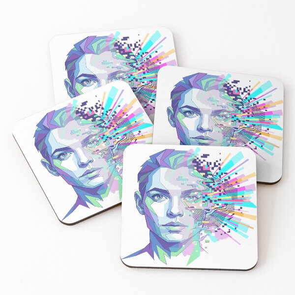 Item preview, GAN Glitch Face | Generative Adversarial Network Art designed and sold by Uglyandcute.