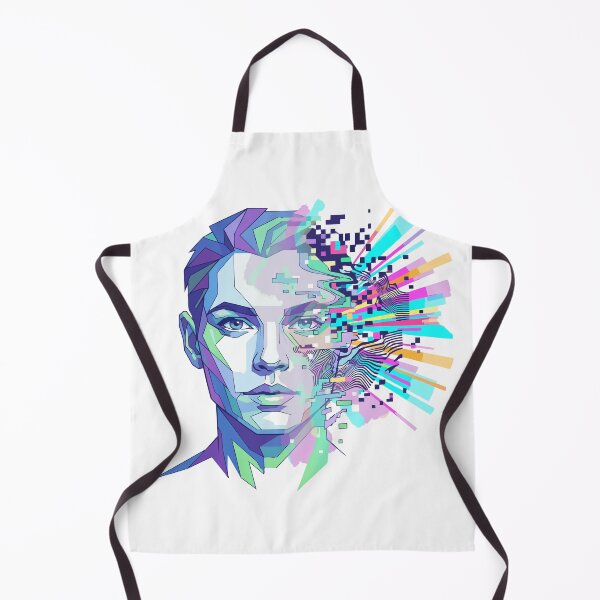 Item preview, GAN Glitch Face | Generative Adversarial Network Art designed and sold by Uglyandcute.