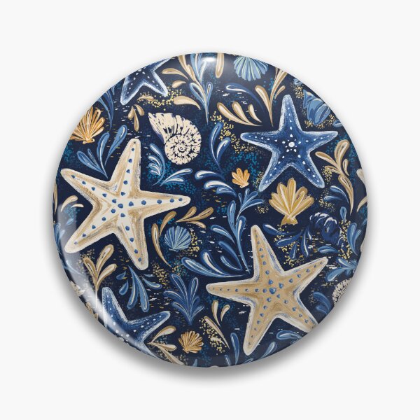 Item preview, Starfish Pattern | Coastal Beach Print | Nautical Ocean Seamless Design designed and sold by MonNoir.