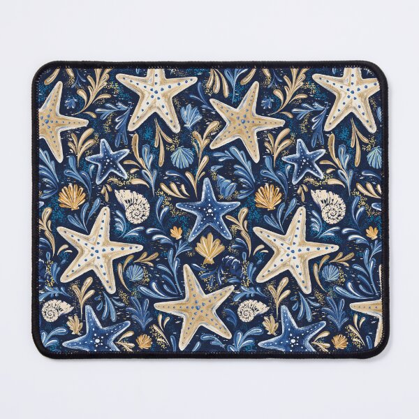 Item preview, Starfish Pattern | Coastal Beach Print | Nautical Ocean Seamless Design designed and sold by MonNoir.