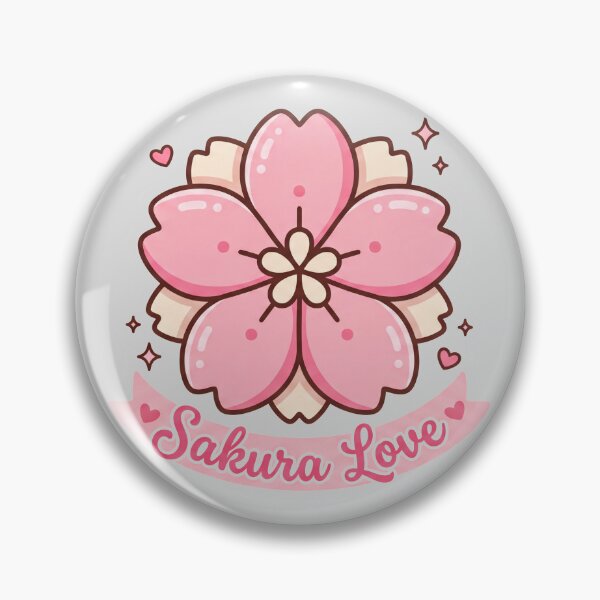 Item preview, Cute Sakura Love: Kawaii Japanese Spring Cherry Blossom Flower designed and sold by hattie's.
