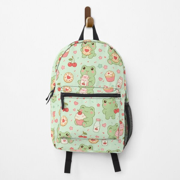Item preview, Frog Cherry Cookie Pattern designed and sold by Soft Berry Studio.