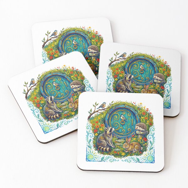Item preview, Magical Woodland Animal Round Door Fairycore designed and sold by TeeARTHY.