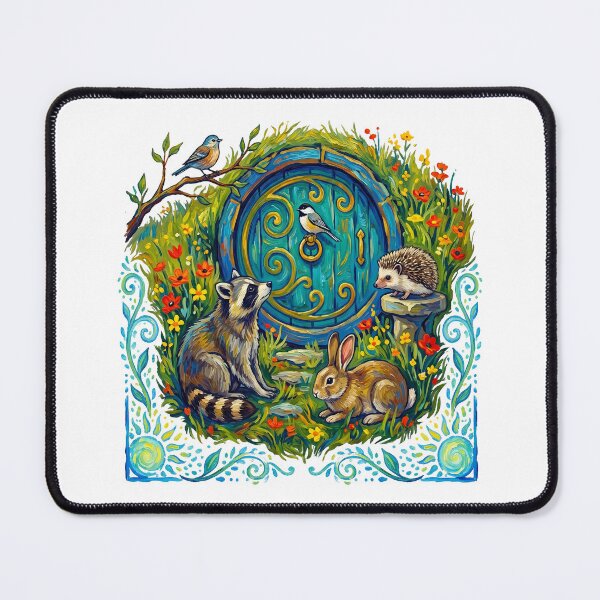 Item preview, Magical Woodland Animal Round Door Fairycore designed and sold by TeeARTHY.