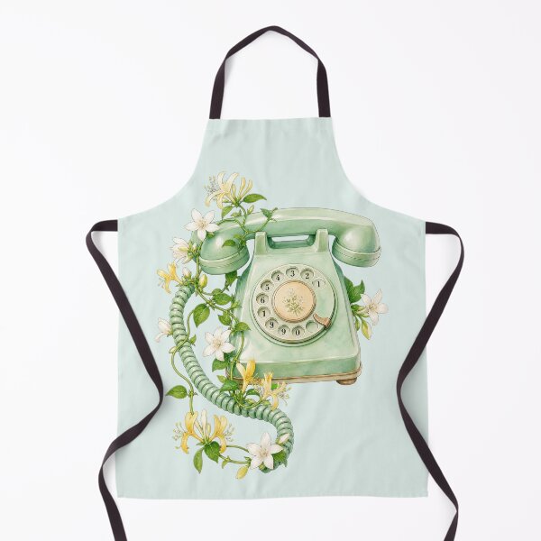 Item preview, Vintage Rotary Phone Jasmine Honeysuckle designed and sold by carthagia.
