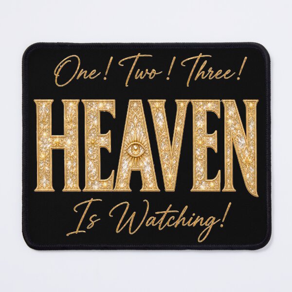 Item preview, One! Two! Three! Heaven Is Watching! designed and sold by HeyFajnaLinja.