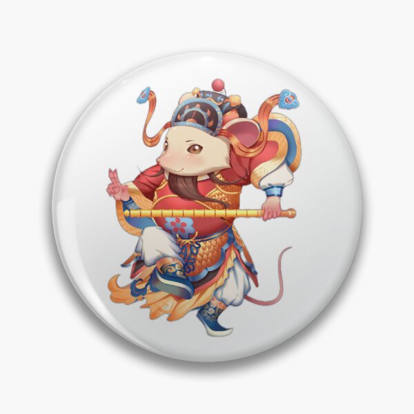 Item preview, Cute Mouse Warrior Traditional Fantasy General designed and sold by DailyDoodlesBySumbul.
