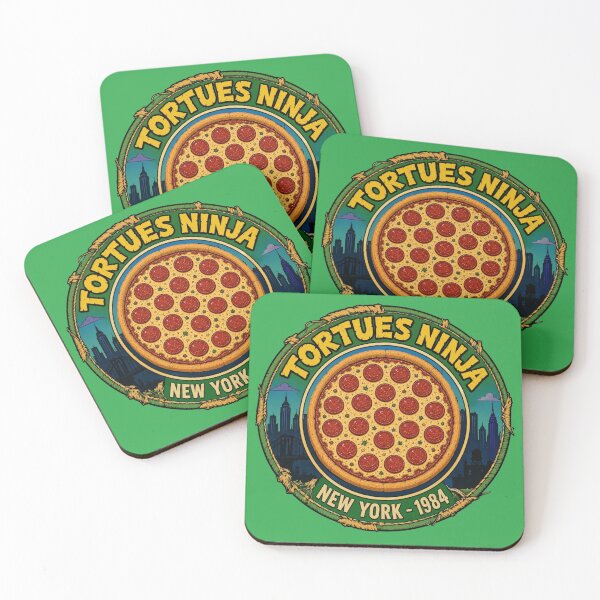 Item preview, Teenage Mutant Ninja Turtles New York 1984 Vintage Pizza Badge designed and sold by killem667.