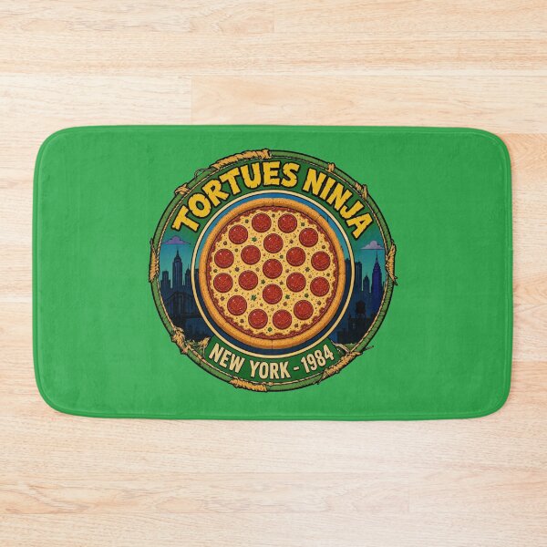 Item preview, Teenage Mutant Ninja Turtles New York 1984 Vintage Pizza Badge designed and sold by killem667.
