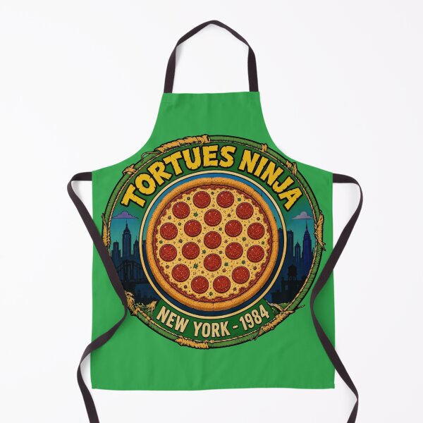 Item preview, Teenage Mutant Ninja Turtles New York 1984 Vintage Pizza Badge designed and sold by killem667.