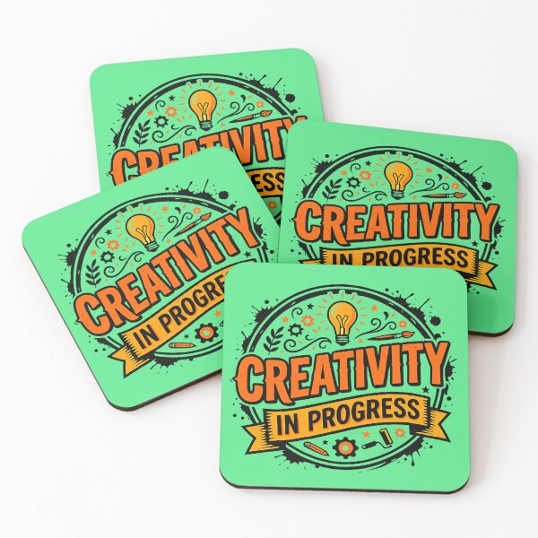 Item preview, Creativity in Progress – Artist & Designer Inspiration Badge designed and sold by DesignHouse07.