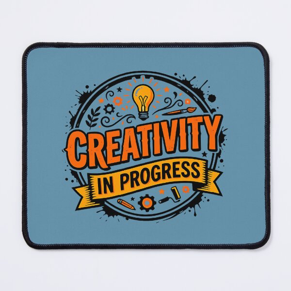 Item preview, Creativity in Progress – Artist & Designer Inspiration Badge designed and sold by DesignHouse07.