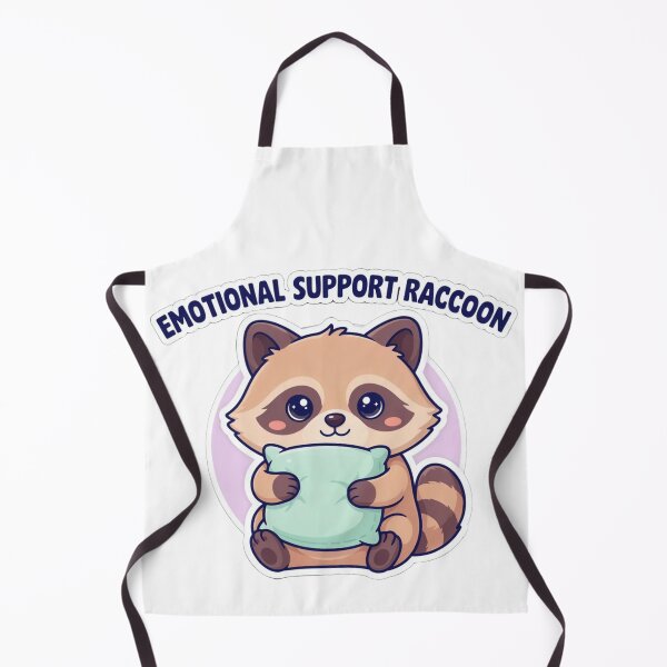 Item preview, Emotional Support Raccoon Cute Kawaii Animal designed and sold by Desola-Studio.
