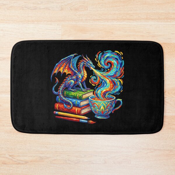Item preview,  Magical Dragon Reading Books And Drinking Tea designed and sold by TeeARTHY.