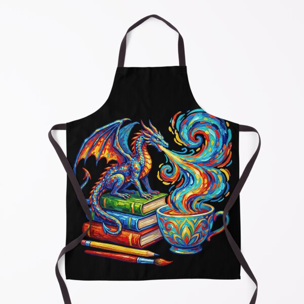 Item preview,  Magical Dragon Reading Books And Drinking Tea designed and sold by TeeARTHY.