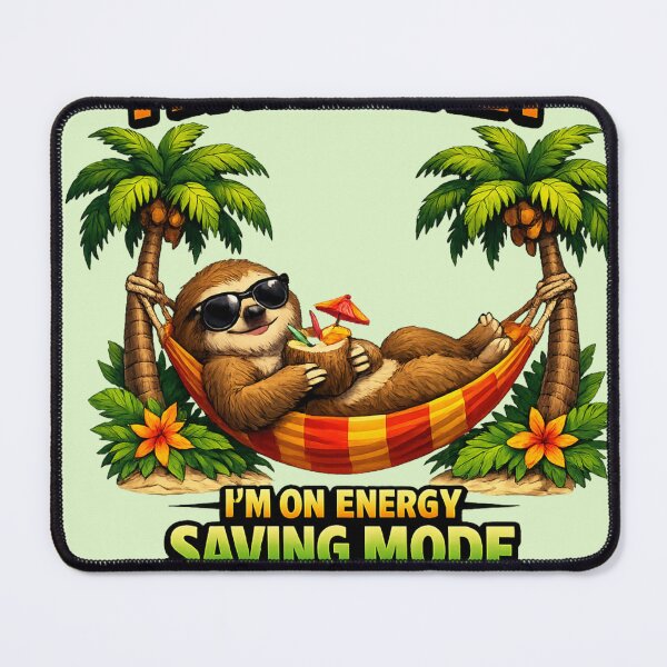 Item preview, I’m Not Lazy Energy Saving Mode designed and sold by BagFactoryUK.