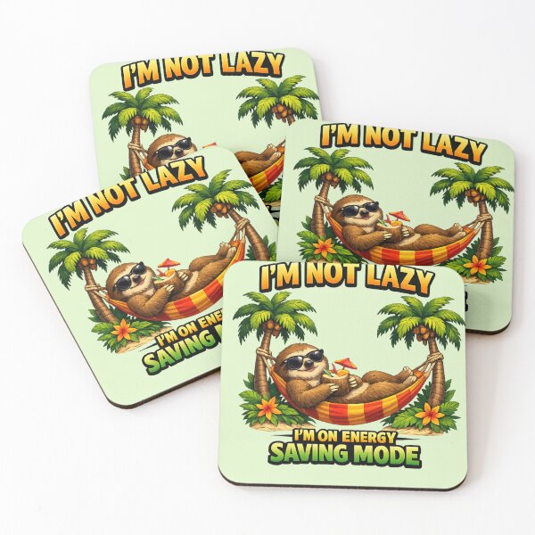 Item preview, I’m Not Lazy Energy Saving Mode designed and sold by BagFactoryUK.