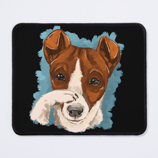 Item preview, Cute jack russell - Dog Covering Nose designed and sold by Antiope33.