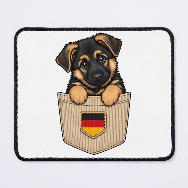 Item preview, Cute German Shepherd Pocket Pal designed and sold by puredevn.