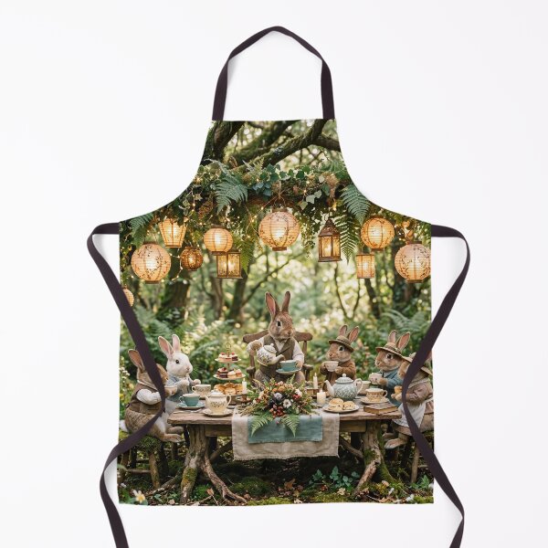 Item preview,  Woodland Rabbit Tea Party designed and sold by ASTRAL ART LAB.