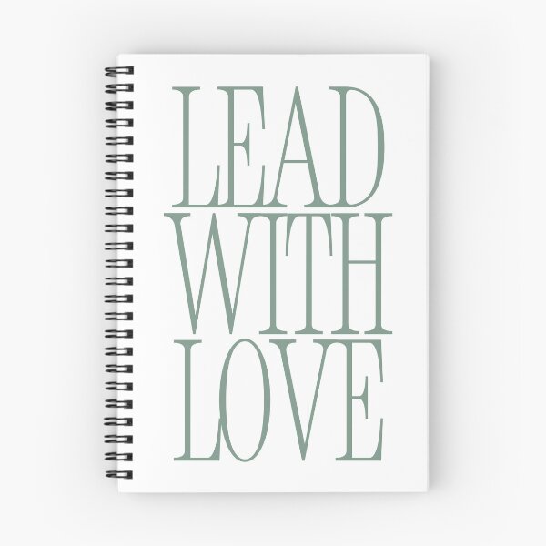 Item preview, Lead With Love - Sage Green Inspirational Typography designed and sold by HYPNK.