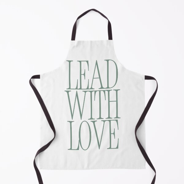 Item preview, Lead With Love - Sage Green Inspirational Typography designed and sold by HYPNK.