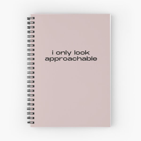 Item preview, I Only Look Approachable Funny Introvert Quote designed and sold by itsmostlyfine.