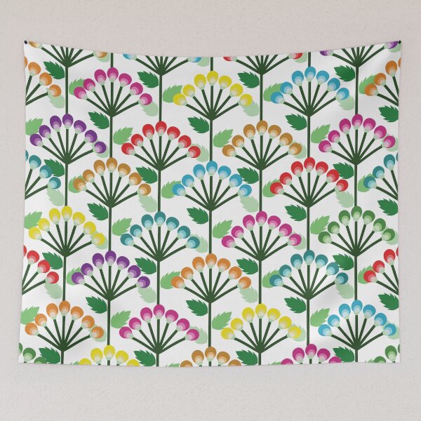 Item preview, Seamless Colorful Floral Pattern with Stylized Flowers designed and sold by PowerAntShop.