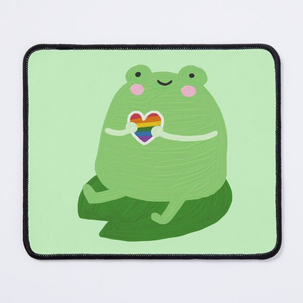 Item preview, Proud to be a Froge Pride Month Celebration Frog Holding a Rainbow Heart designed and sold by MakersFolly.
