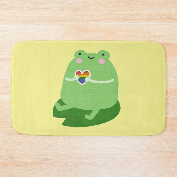 Item preview, Proud to be a Froge Pride Month Celebration Frog Holding a Rainbow Heart designed and sold by MakersFolly.