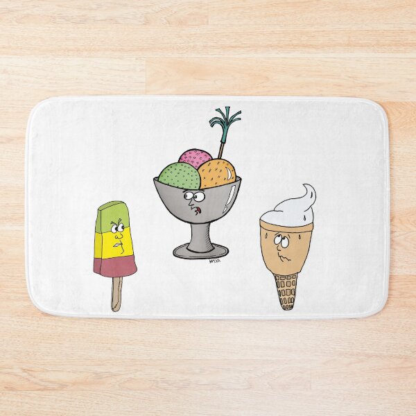 Item preview, Funny Ice Cream Sticker Pack | Cute Food With Attitude Meme designed and sold by MyxaART.