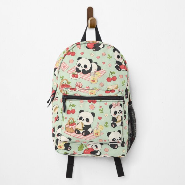 Item preview, Panda Cherry Picnic Pattern designed and sold by Soft Berry Studio.