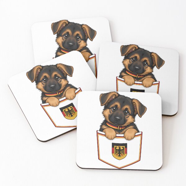 Item preview, Cute German Shepherd Pocket Pal designed and sold by puredevn.