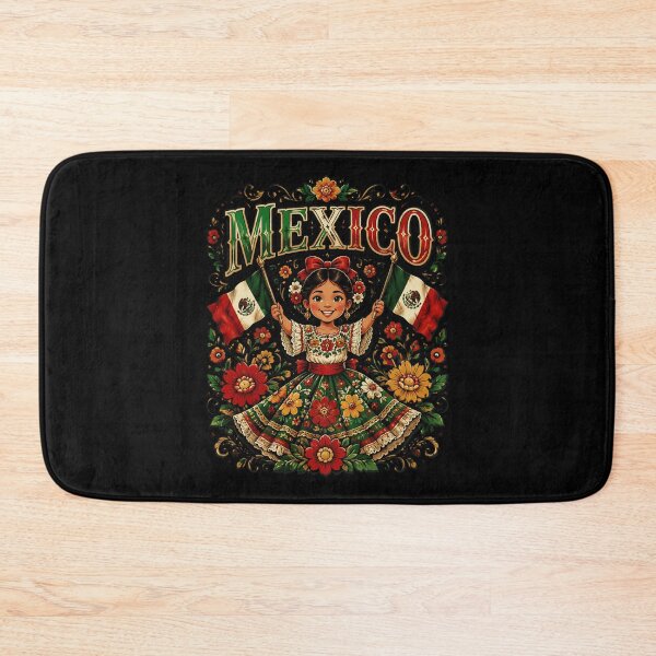 Item preview, Viva Mexico Mexican Girl Flag Independence Day designed and sold by OlakunleOloroz.
