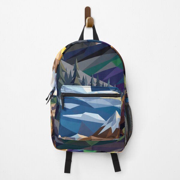 Item preview, Polygonal Bear Mountain Landscape - Bear Brotherhood Colors designed and sold by Woof-zil.