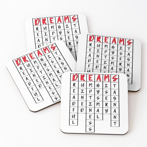 Item preview, Dreams Crossword  Dark Humor designed and sold by Stefanrajzer.