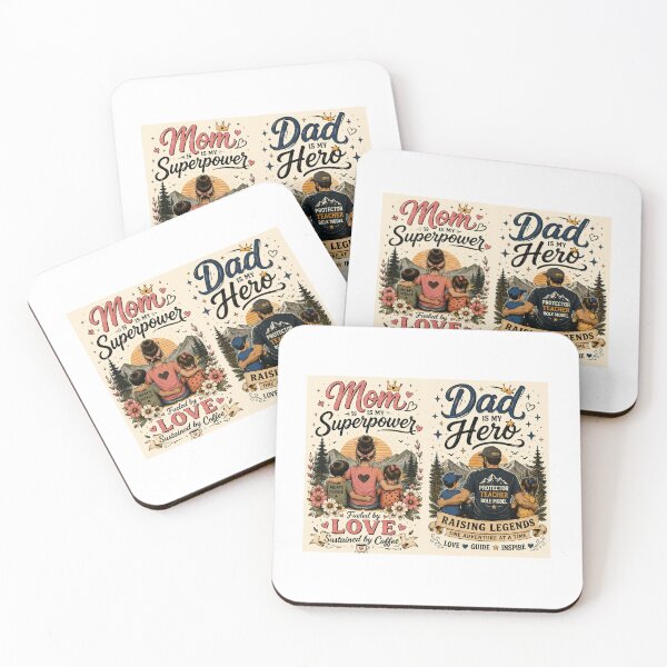 Item preview, Mom Is My Superpower – Mother and Son Love Design designed and sold by FAZ-DESIGNS.