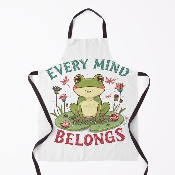 Item preview, Every Mind Belongs Cute Frog Autism Acceptance Neurodiversity designed and sold by EchoPrint Co..