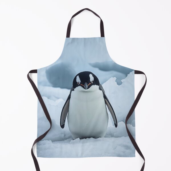 Item preview, Photographic Image of Penguin on White Ice – Arctic Wildlife Scene designed and sold by ShadeScapeArt.