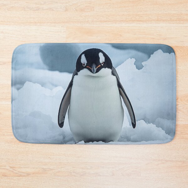 Item preview, Photographic Image of Penguin on White Ice – Arctic Wildlife Scene designed and sold by ShadeScapeArt.