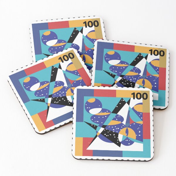 Item preview, arctic wings stamp colorful geometric abstract design designed and sold by SmashingDeals.