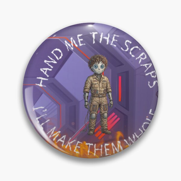 Item preview, Oliver the Cyborg designed and sold by AppliedArcana.