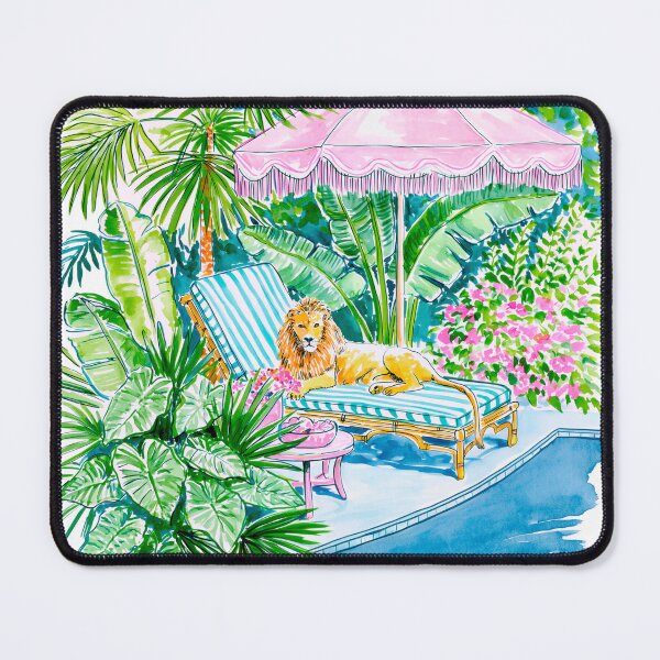 Item preview, Preppy Summer Lion designed and sold by ThePreppyArtist.