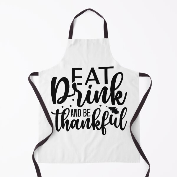 Item preview, Eat Drink And Be Thankful - Cute Thanksgiving Vibes Retro Vintage Aesthetic Autumn Family Feast Gift designed and sold by FuzionRaptor.
