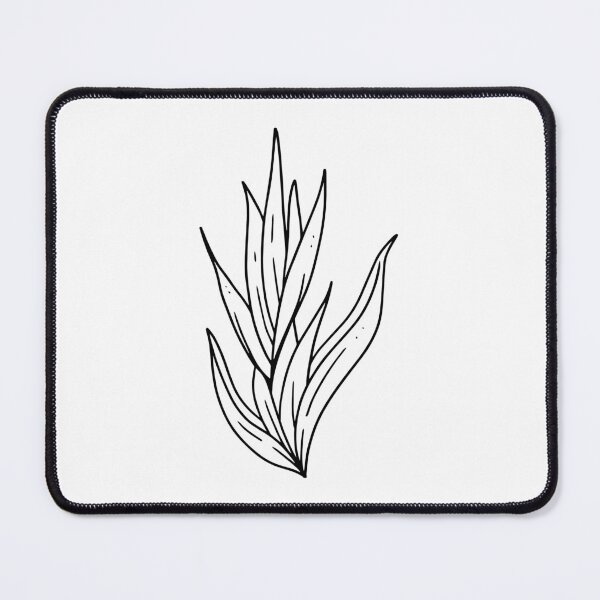 Item preview, Minimalist Ink Line Art Botanical Leaves designed and sold by THE RILONA.